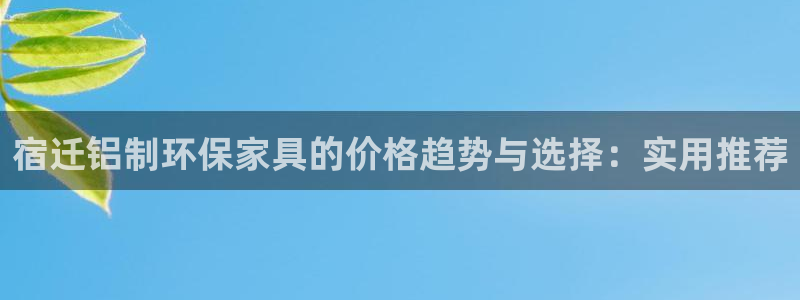 tp观察钱包怎么删除：宿迁铝制环保家具的价格趋势与选择：实用